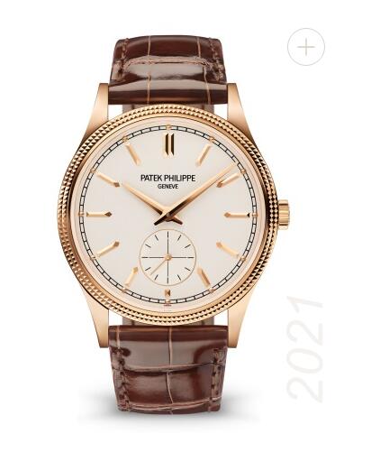 Cheapest Patek Philippe Ref. 6119R Calatrava "Clous de Paris" Watches Prcies Replica 6119R-001 Rose Gold